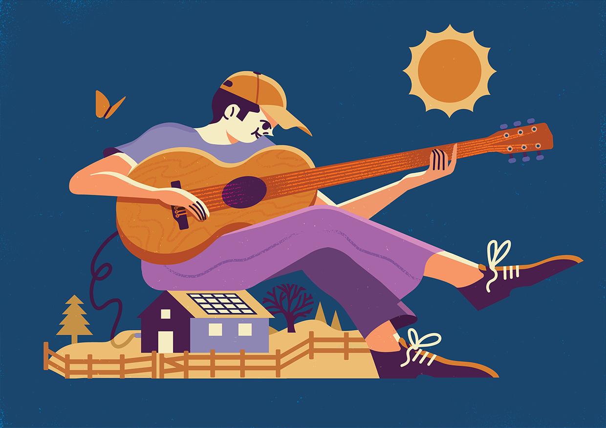 El sol como fuente de energía renovable.