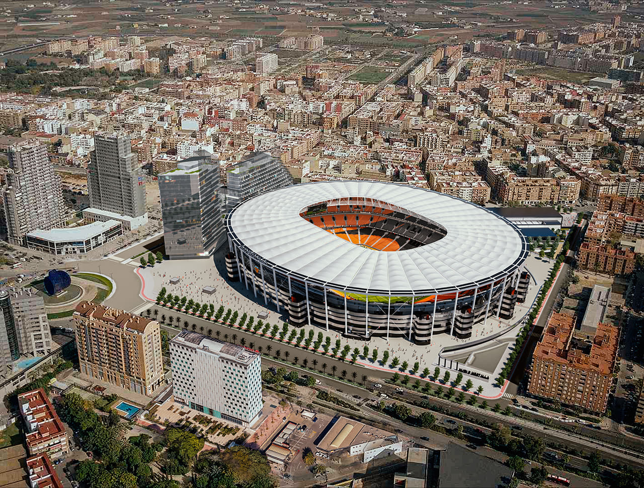 El Nou Mestalla, proyecto clave para el futuro del Valencia CF, aspira a convertirse en uno de los estadios de referencia de LALIGA.